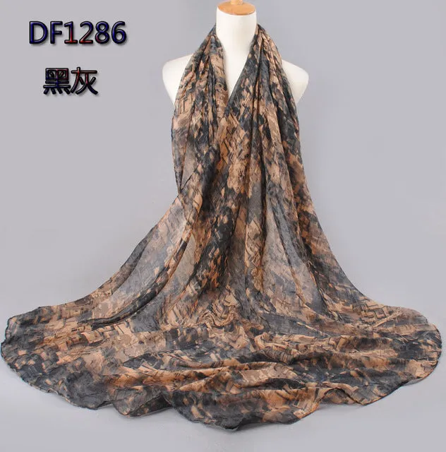 2017 high quality WOMAN SCARF cotton voile polyester scarves solid warm autumn and winter scarf shawl printed free shipping