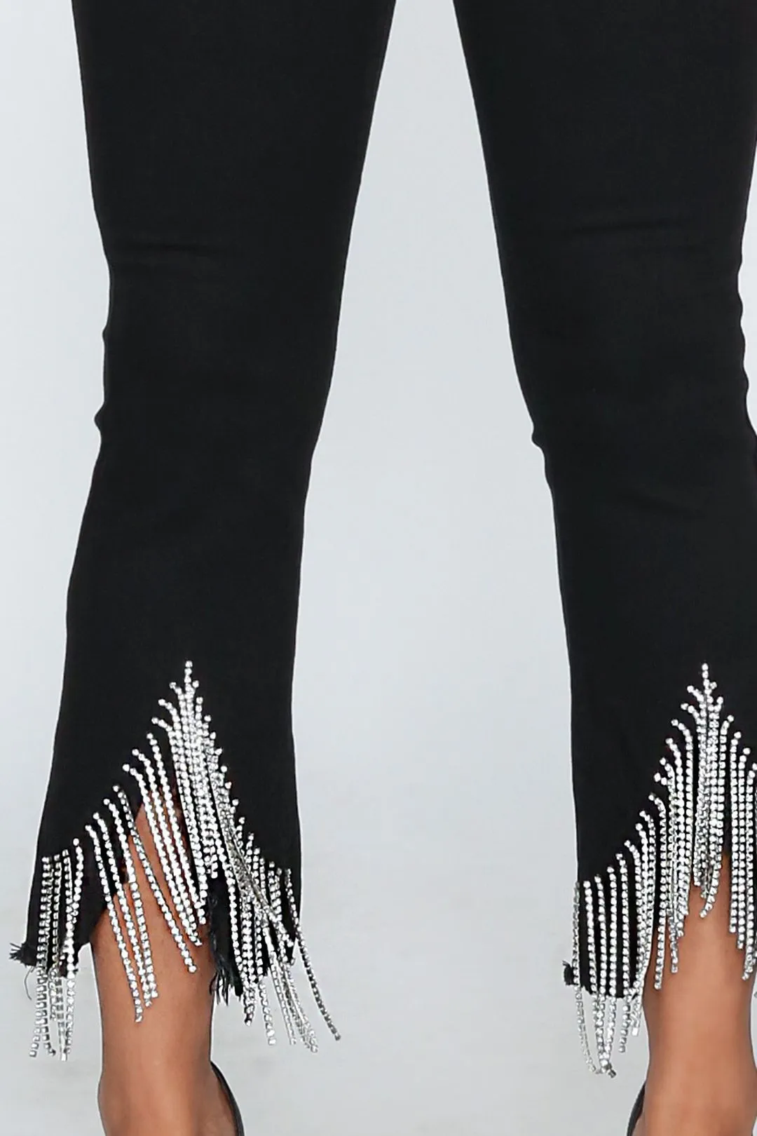 Bottom Jarkan diamond fringes pant