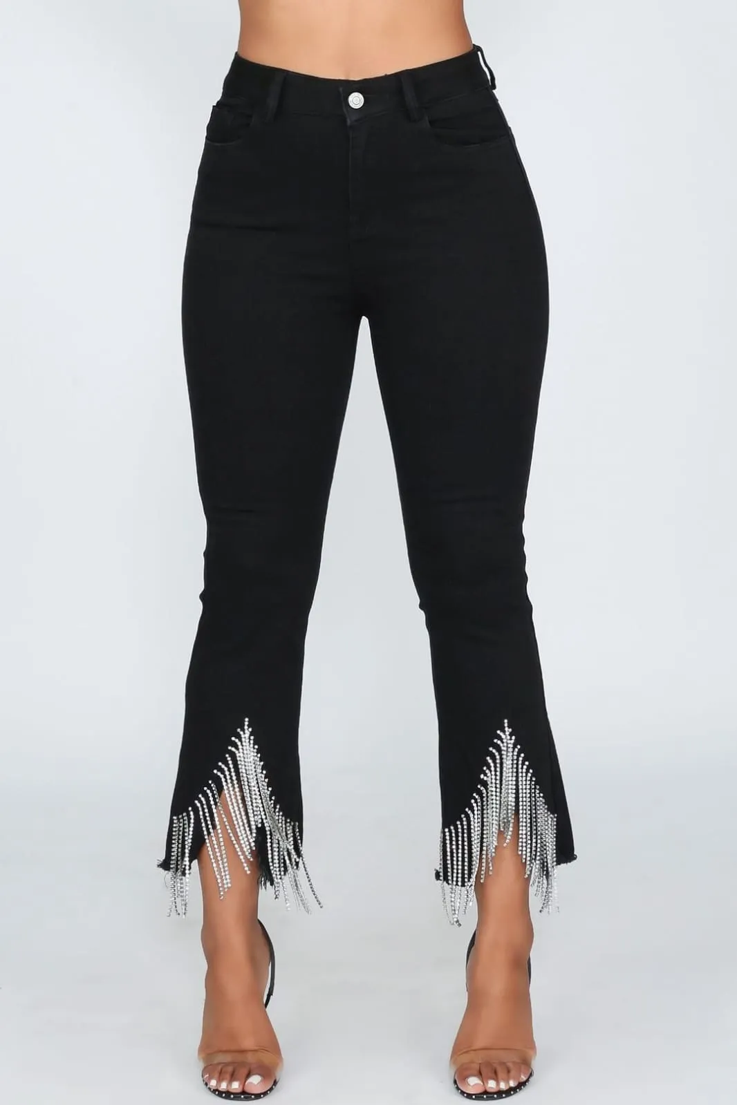 Bottom Jarkan diamond fringes pant