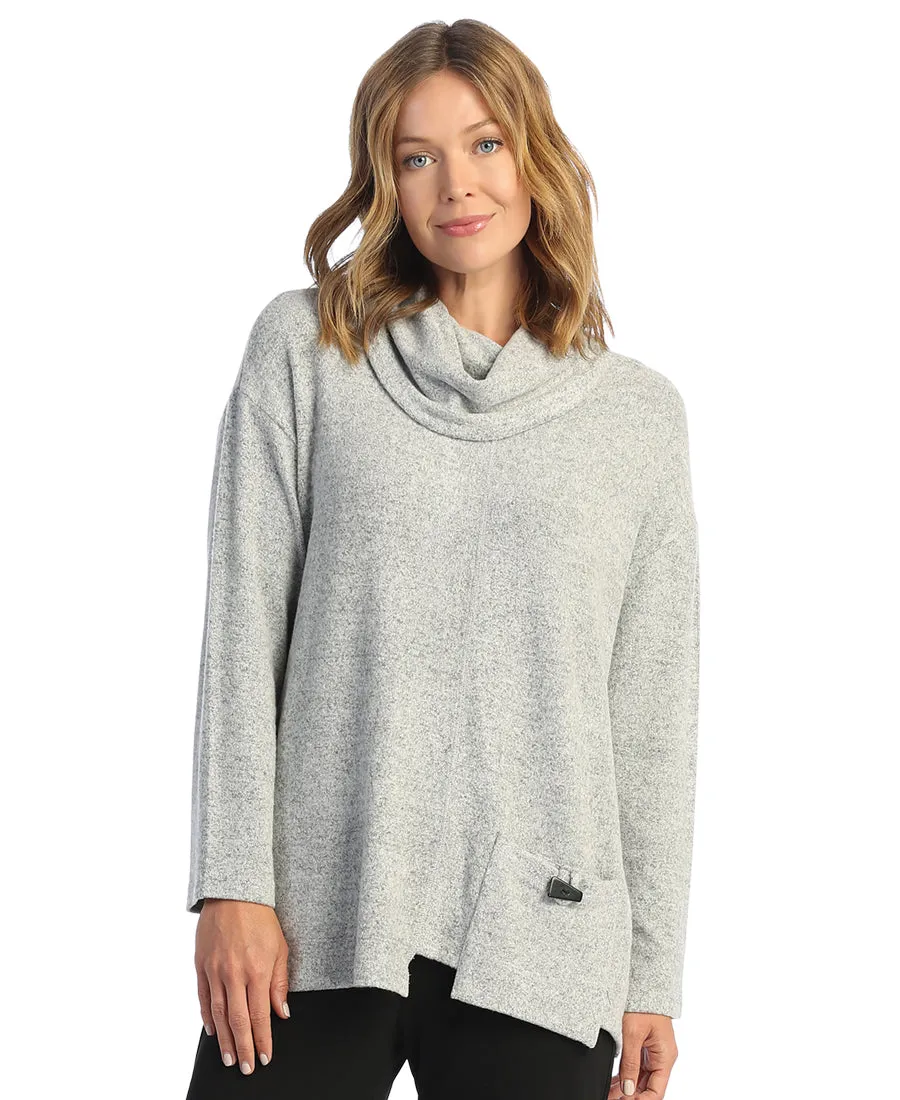 Boxy Cowl Neck Top