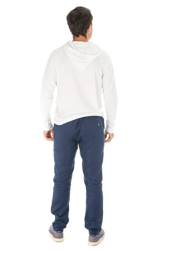 Casual Linen Pant - Night Sky