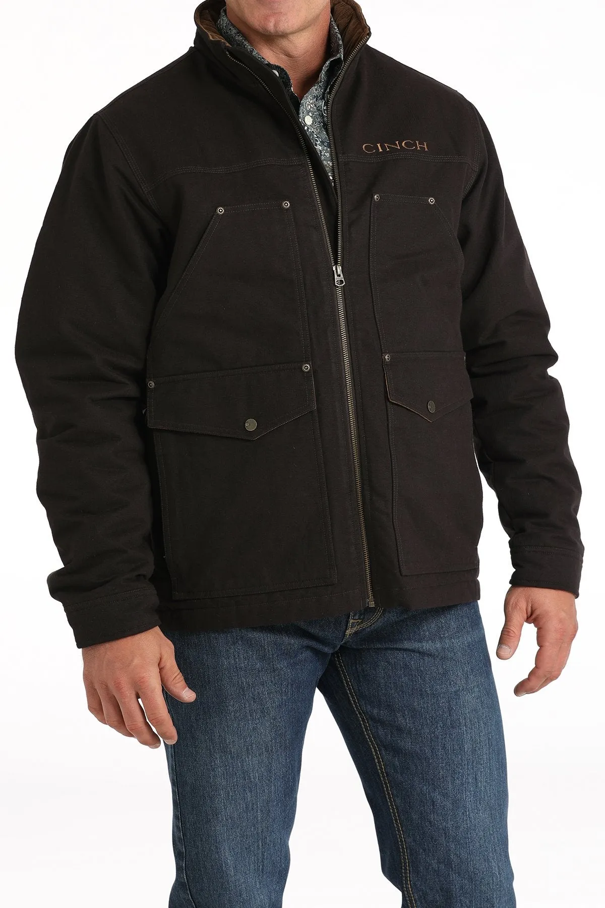 Cinch Concealed Canvas Brown Jacket