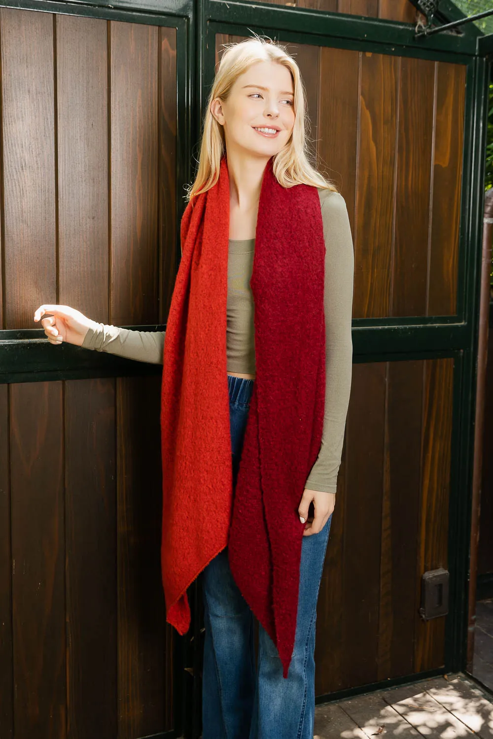 Cozy Double Tone Scarf