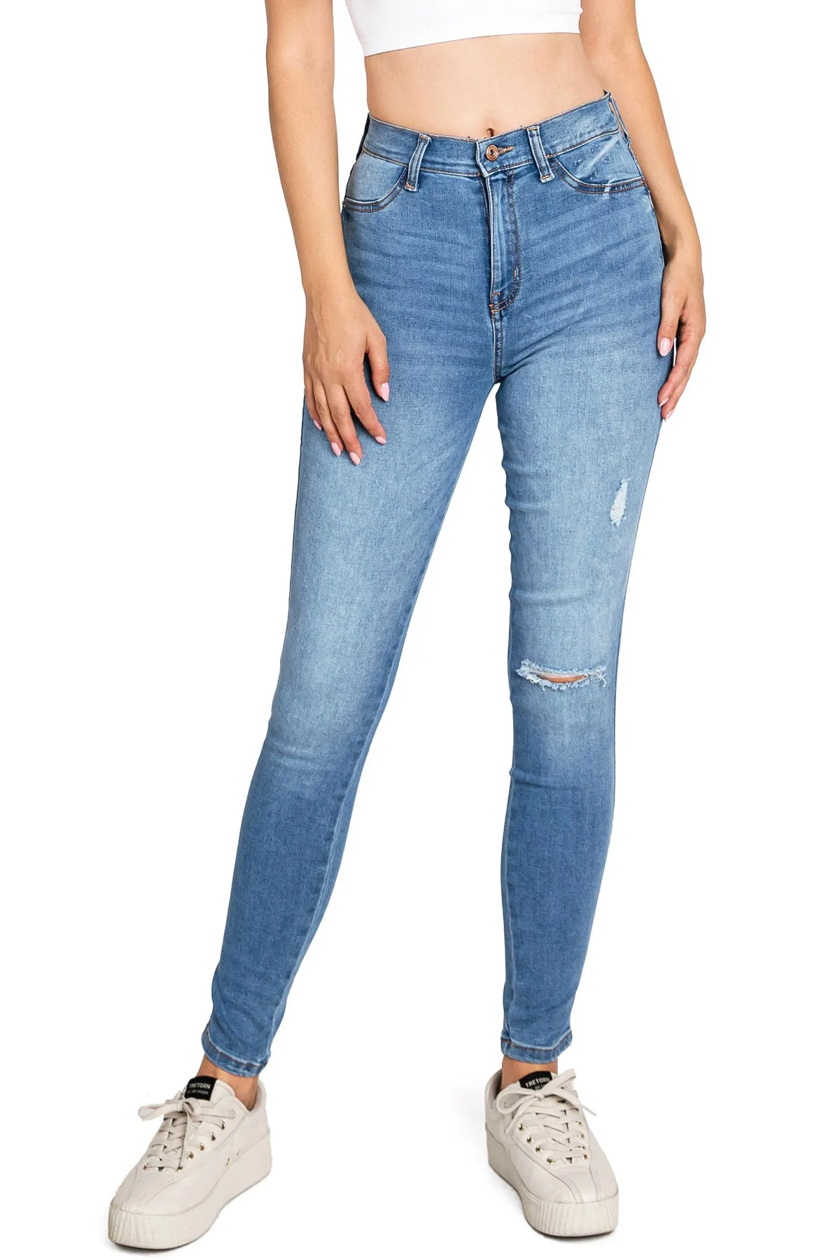 Curve High Rise Skinny Jeans