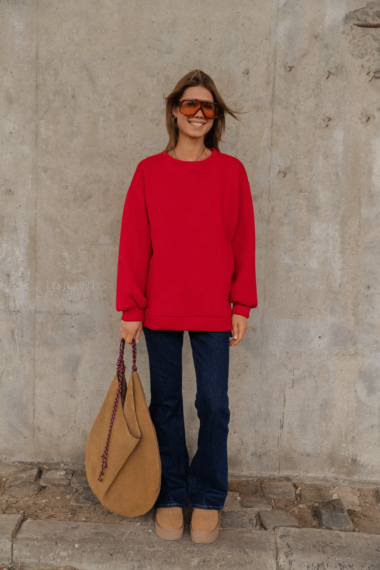 Emelyne sweater red