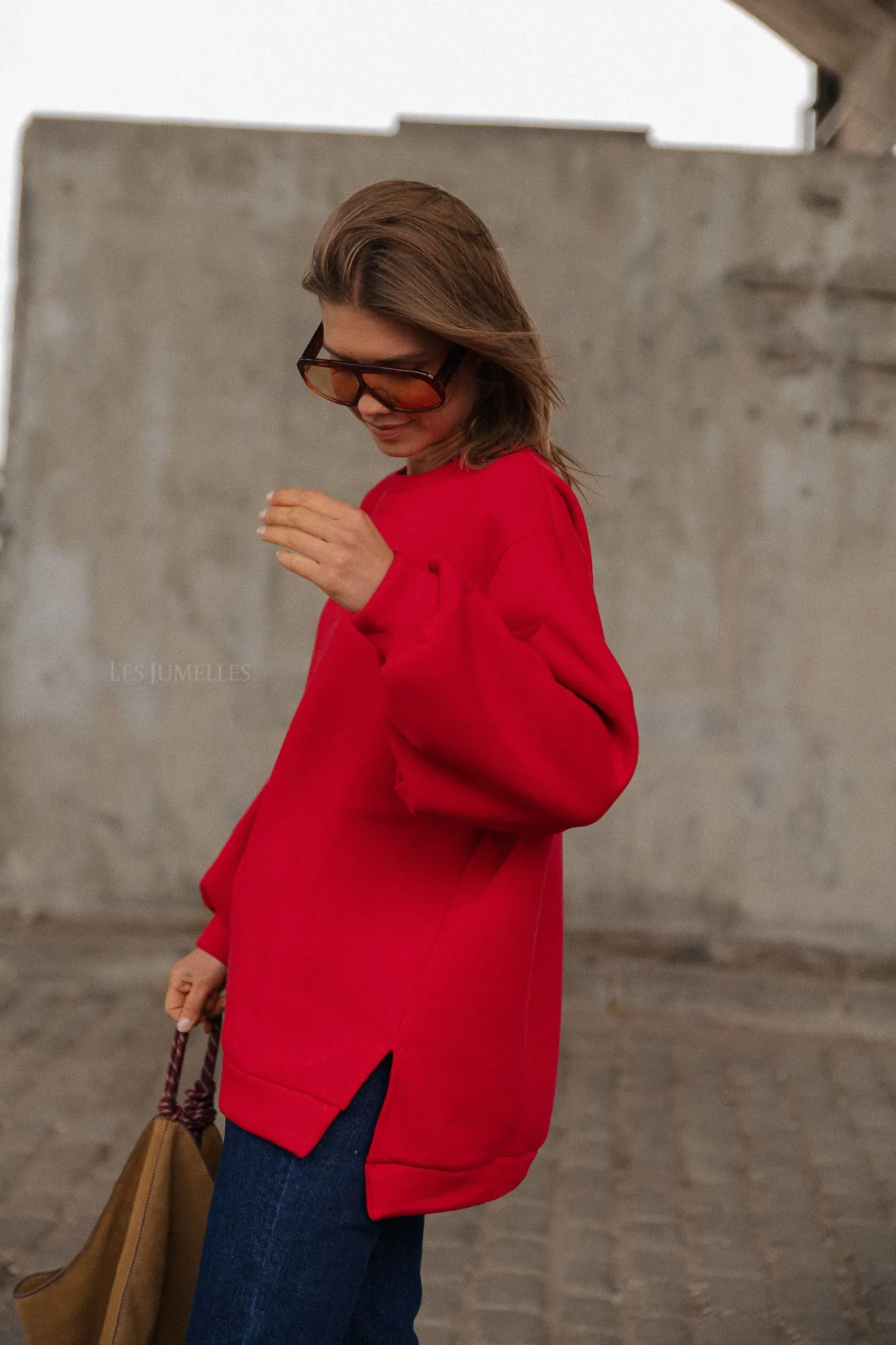 Emelyne sweater red