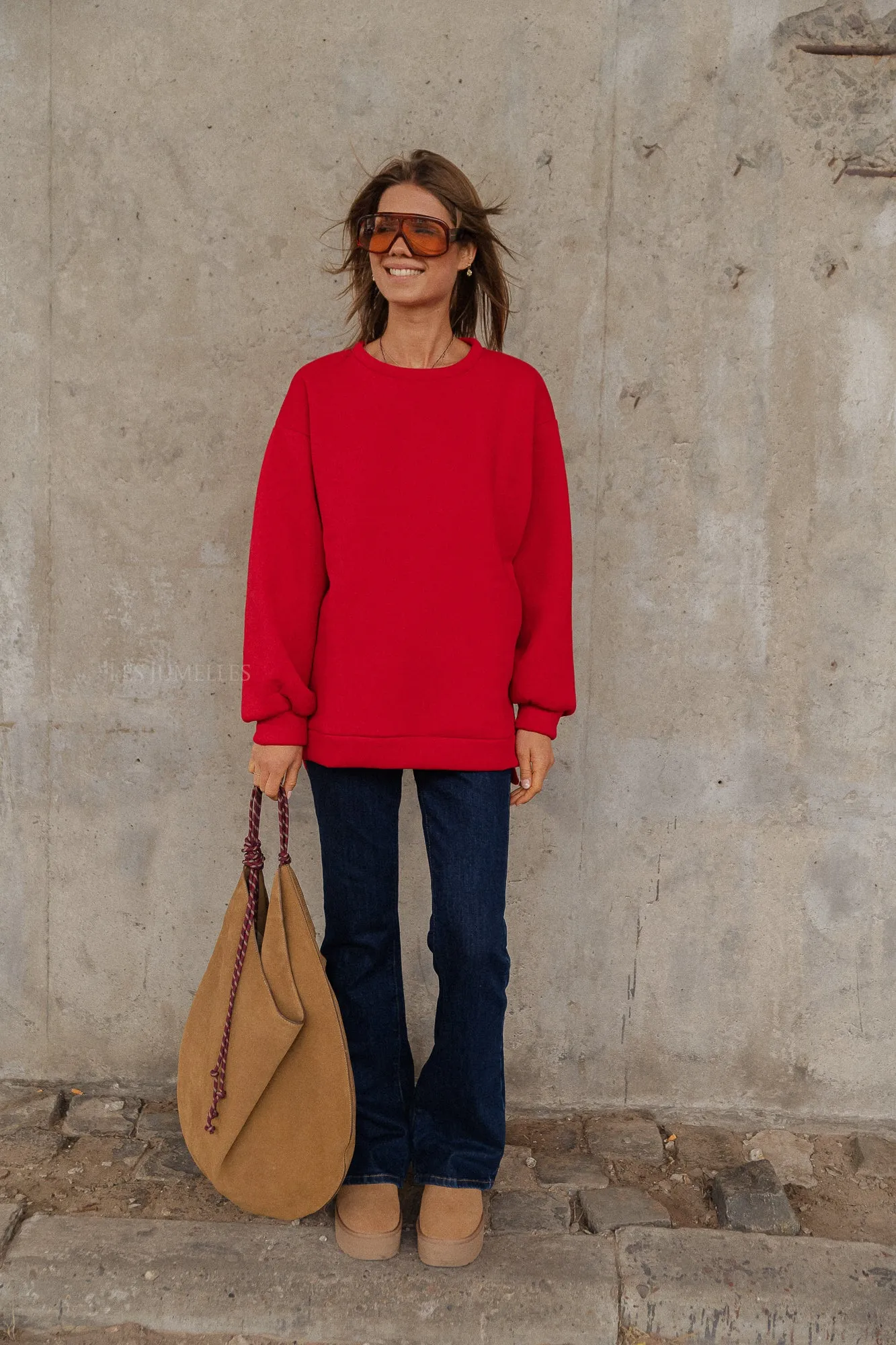 Emelyne sweater red