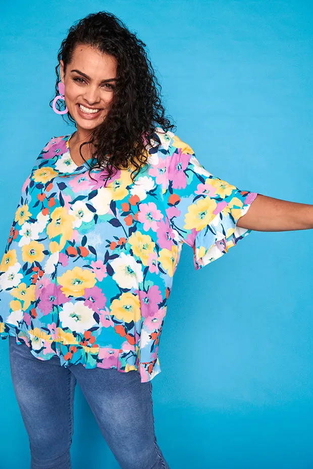 Eva Chalky Floral Top