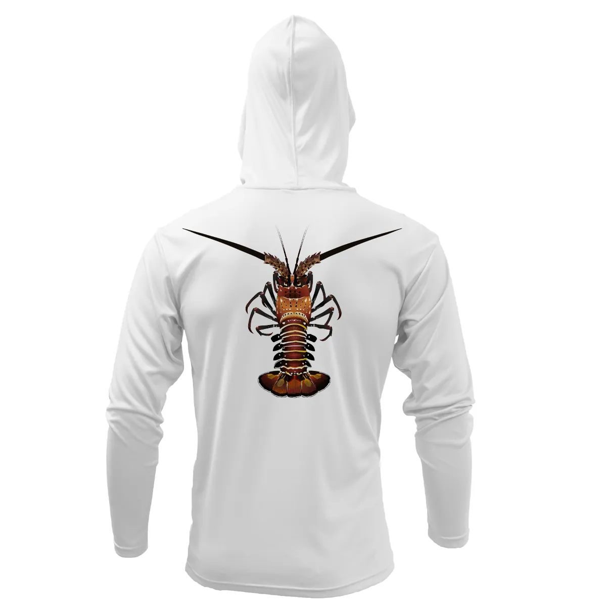 Florida Keys Realistic Lobster Long Sleeve UPF 50  Dry-Fit Hoodie