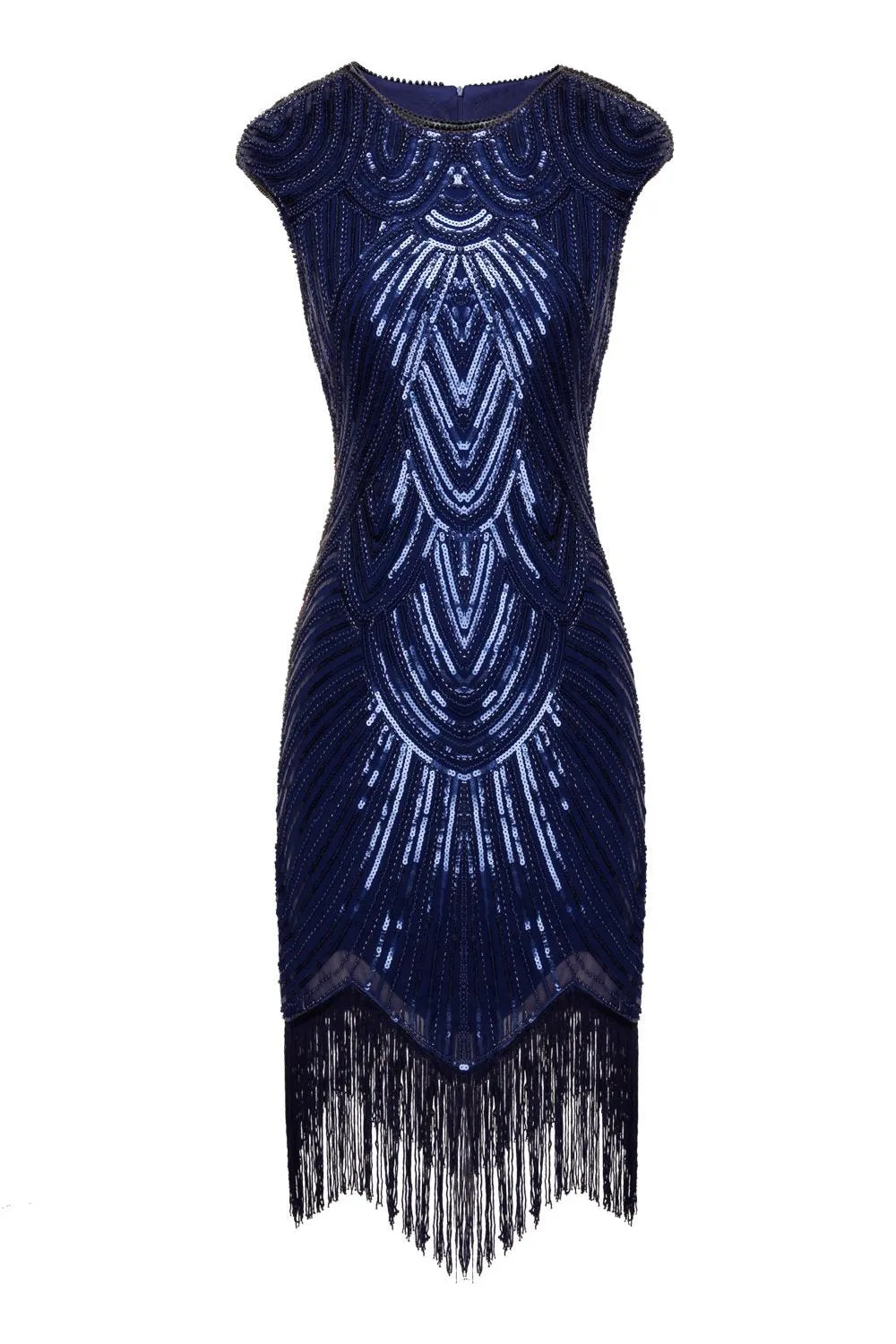 Gatsby Glitter Fringe Dress