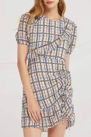 Harper Plaid Ruffle Dress