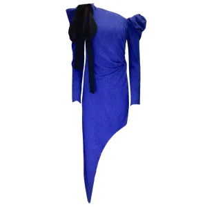 Hellessy Royal Blue Loulou Asymmetrical Dress