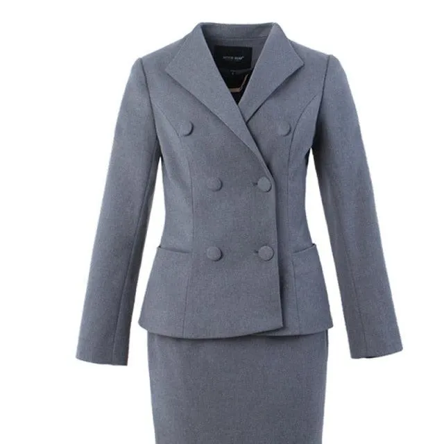 High End Professional Female Boss Formal Dress Suit