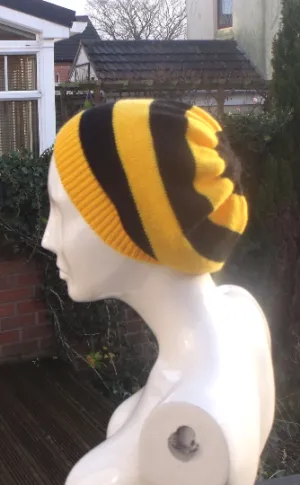 Hufflepuff beanie hat style ,  Harry Potter inspired