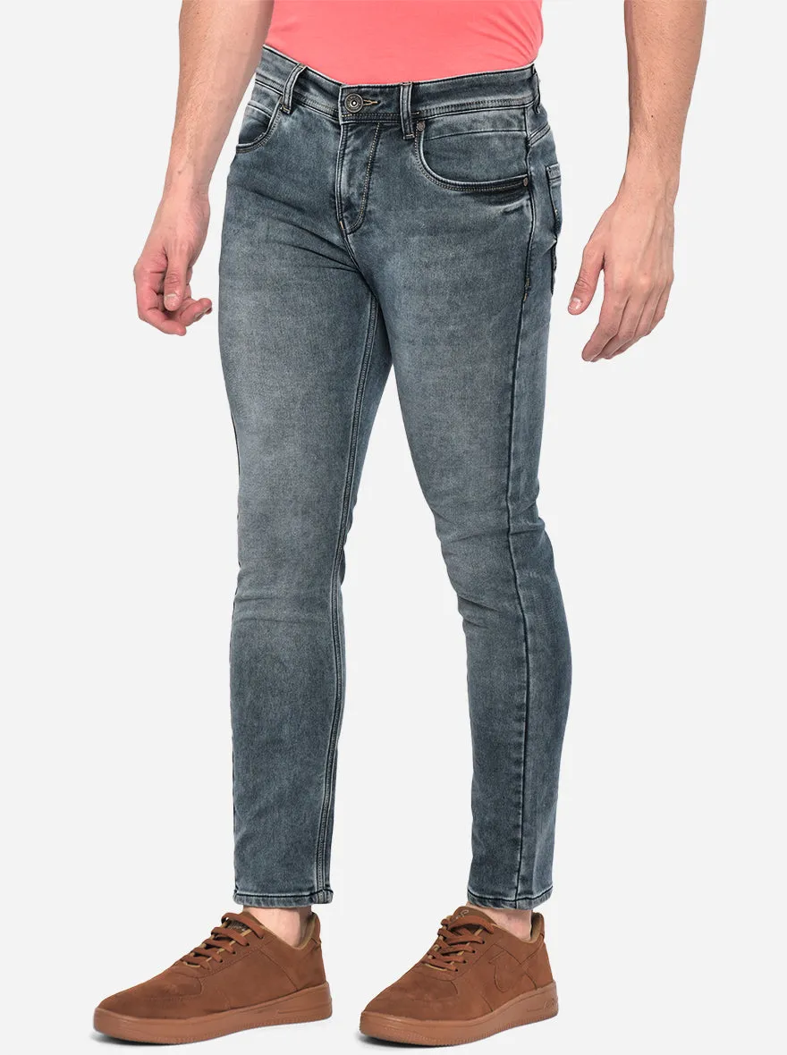 Indigo Blue Washed Rider Fit Jeans | JadeBlue