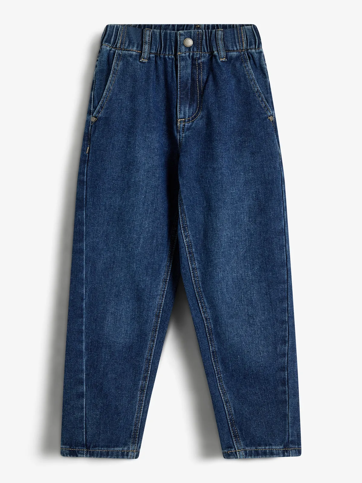 Jeans Relaxed - Kids - Dark Blue Denim