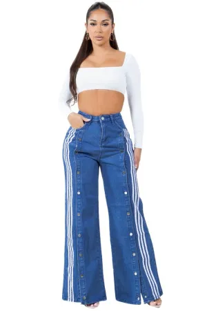 kesley WOMEN FASHION CASUAL STYLE DENIM PANTS high waist jeans