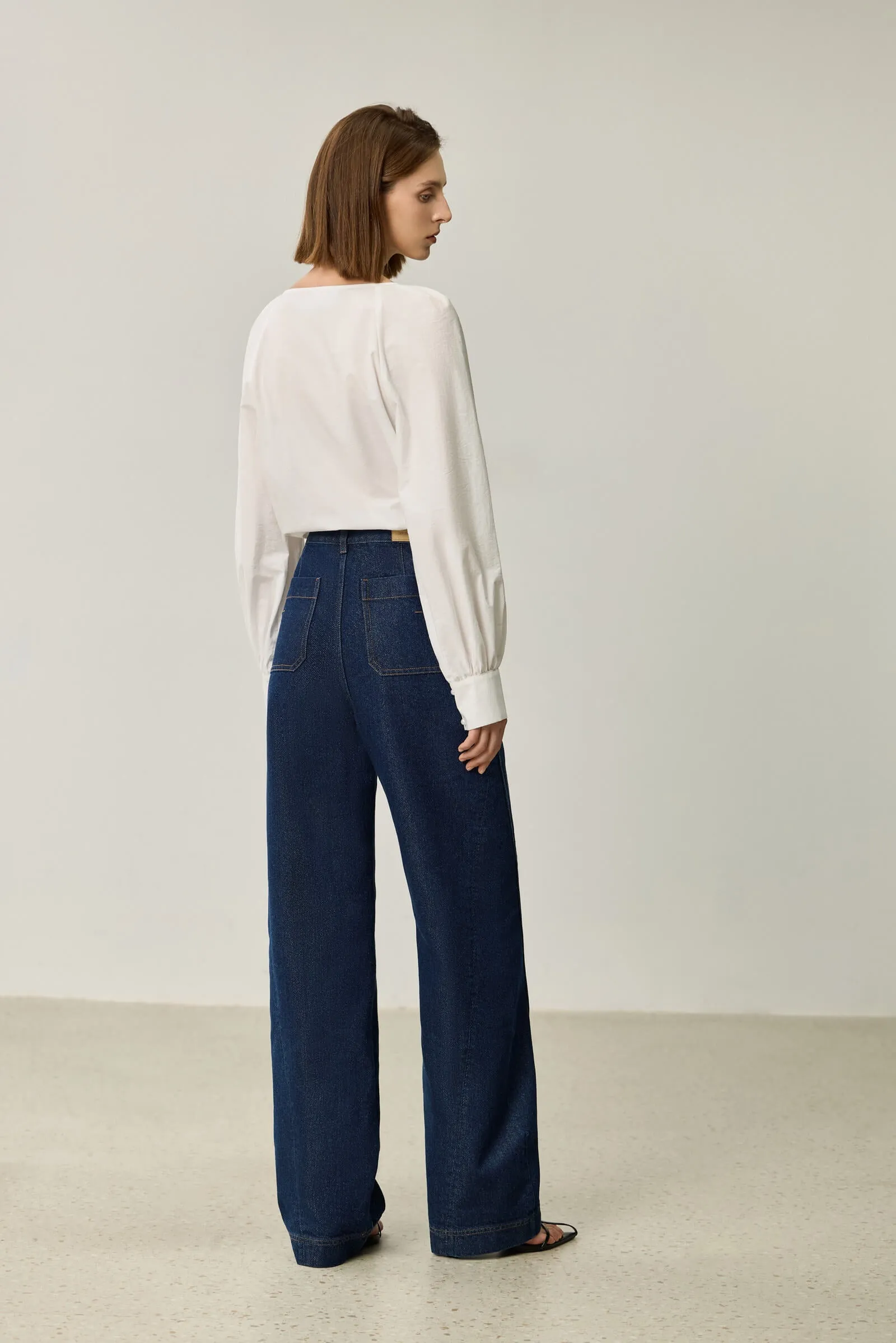 LILY Airy Wide-Leg Jeans