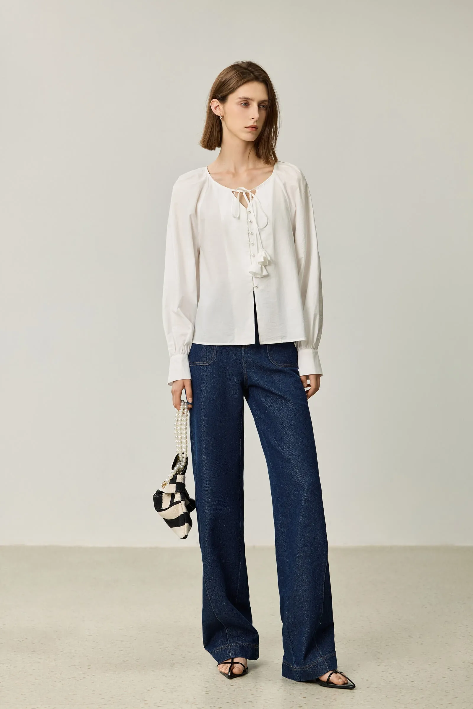 LILY Airy Wide-Leg Jeans