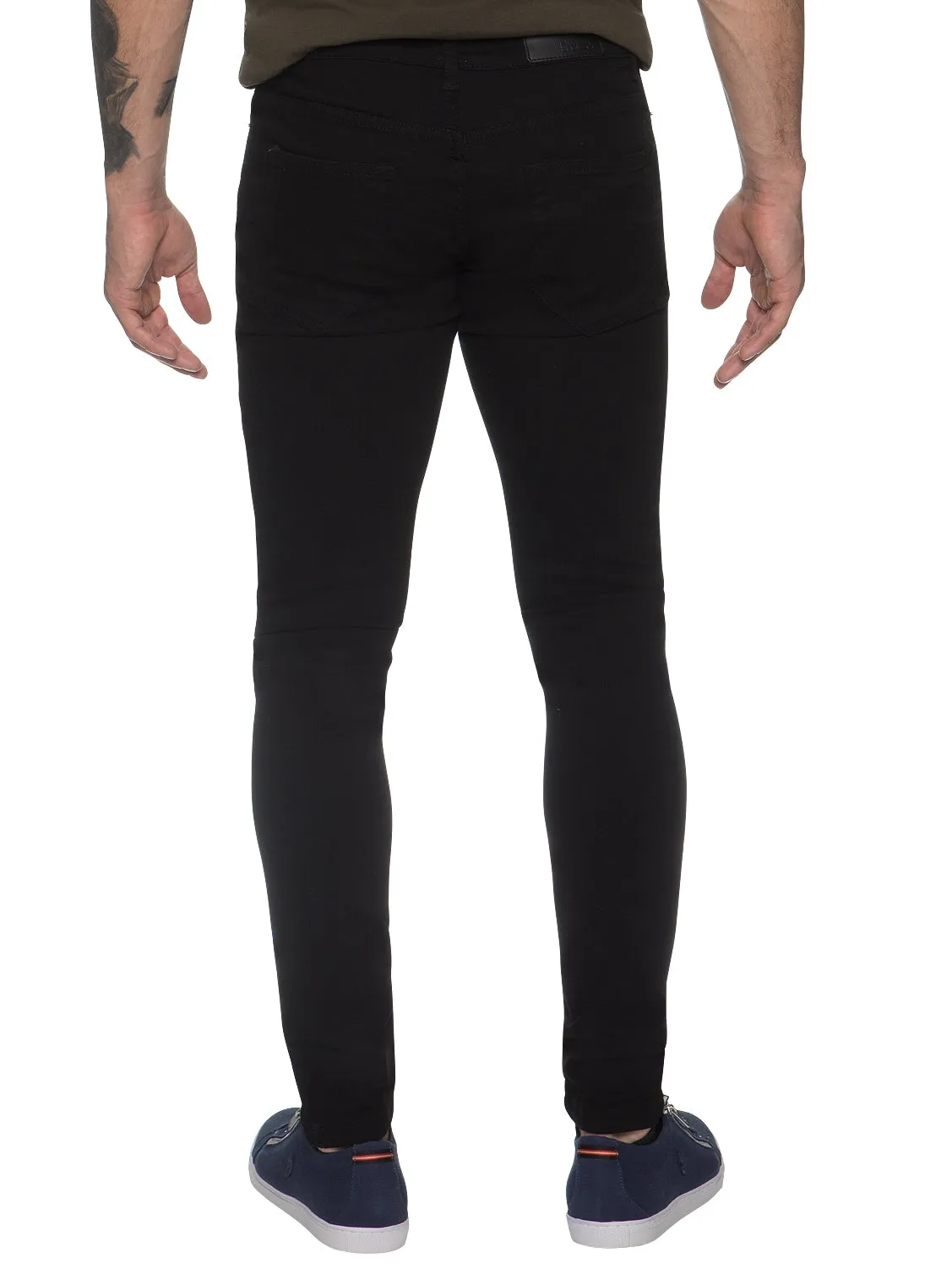 Mens Designer Stretch Skinny Fit Jeans | Enzo Designer Menswear