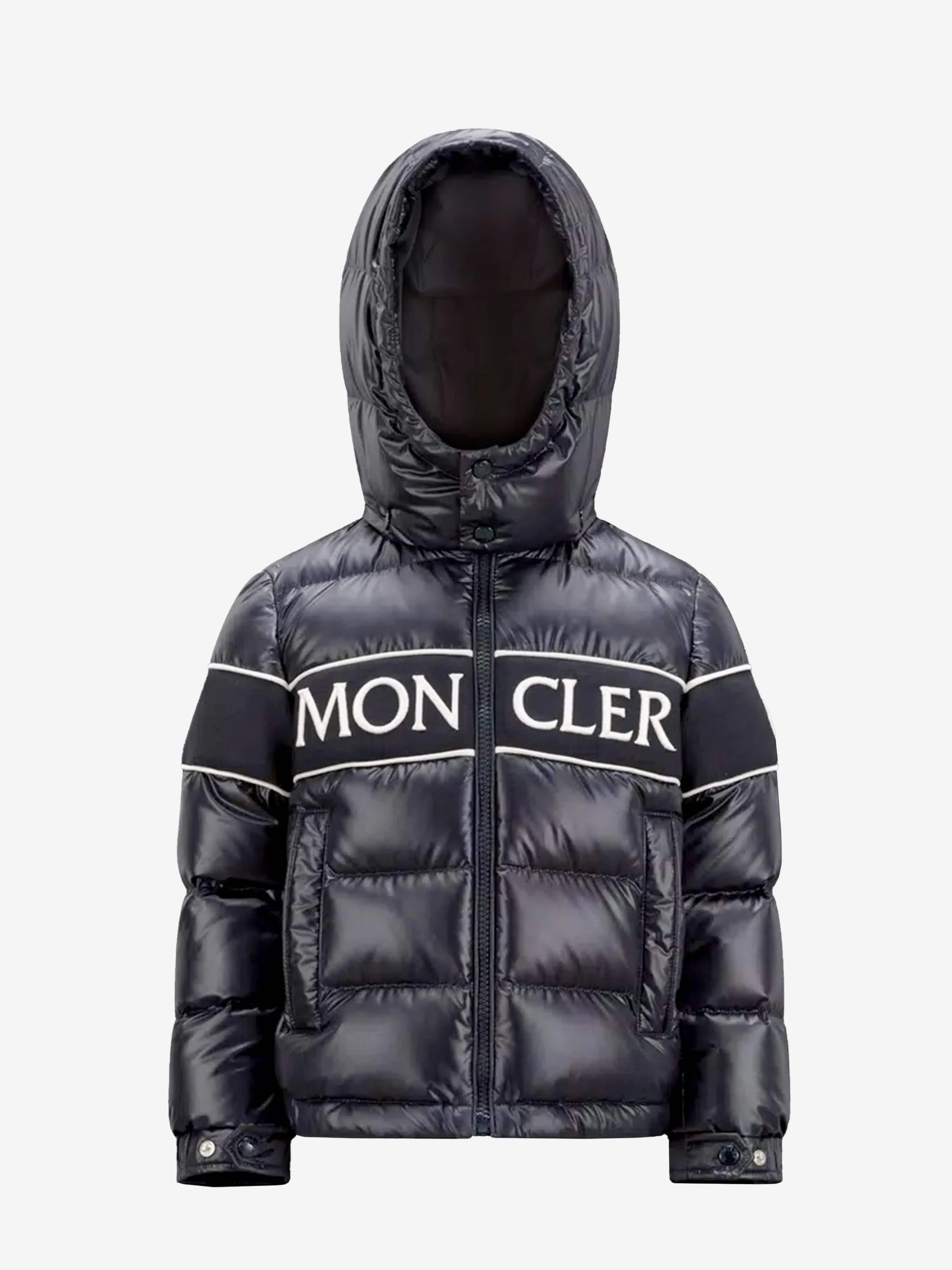 Moncler Enfant Kids Down Padded Truyere Jacket in Navy