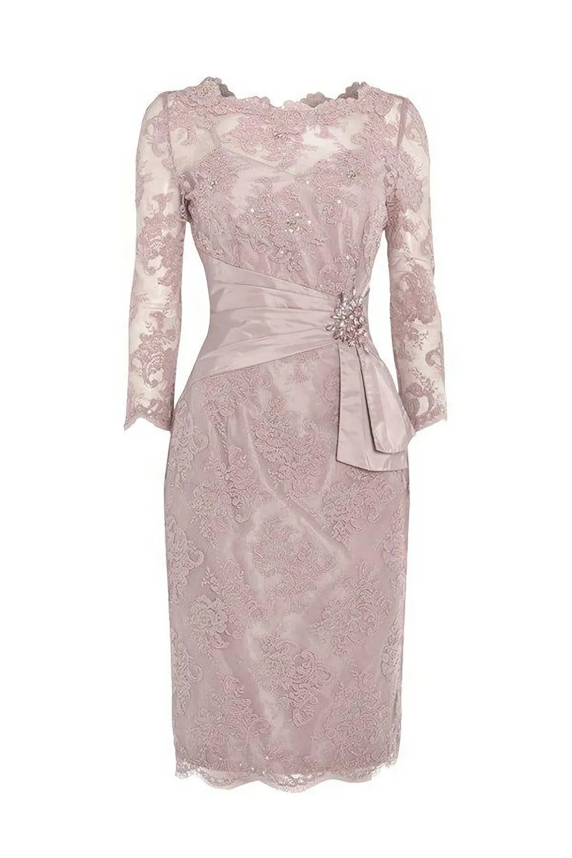 New Arrival Sheath Mothers Dresses With Lace Blink Sequins Elegant Mother Of The Bride Dress Long Sleeve Evening Gowns Prom Dress