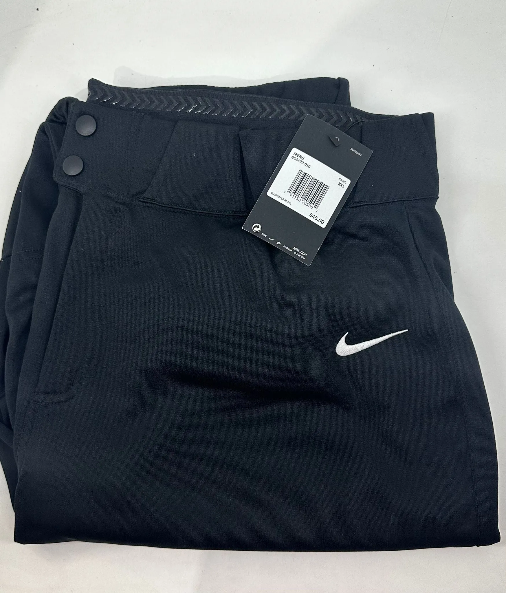 Nike Men Black Size XX-Large Baseball Pants