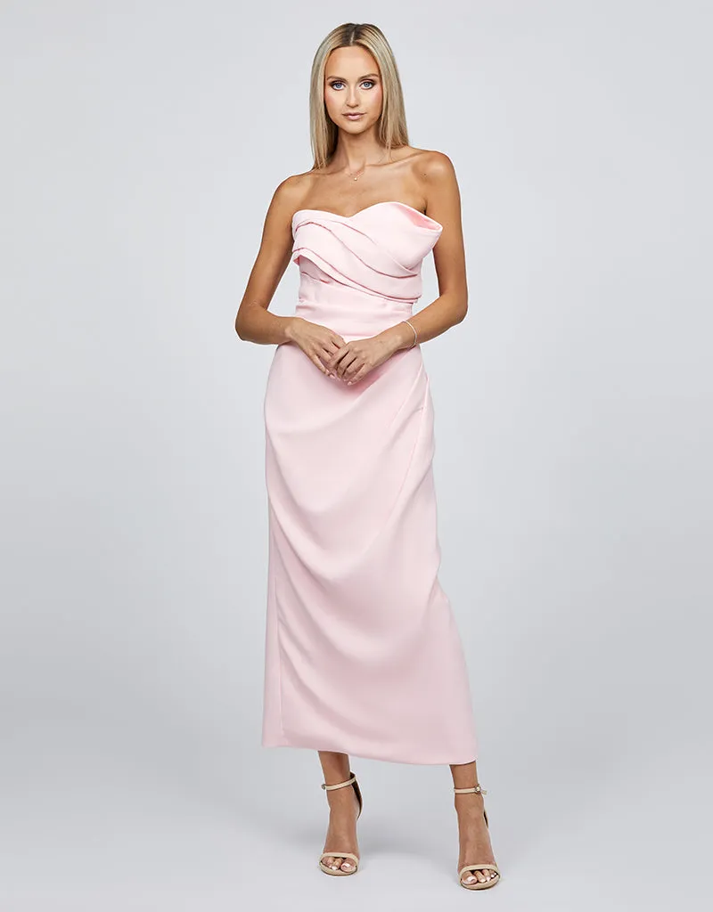 ORMOND DRAPED BODICE MIDI B68D29S