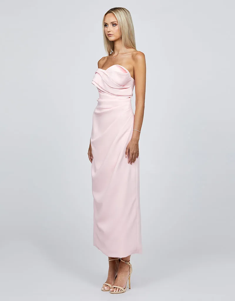 ORMOND DRAPED BODICE MIDI B68D29S