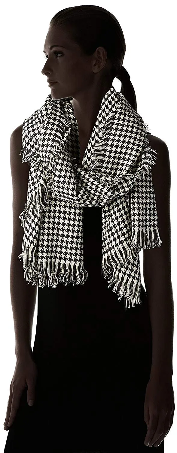 RAMPAGE Women's Houndstooth Blanket Wrap