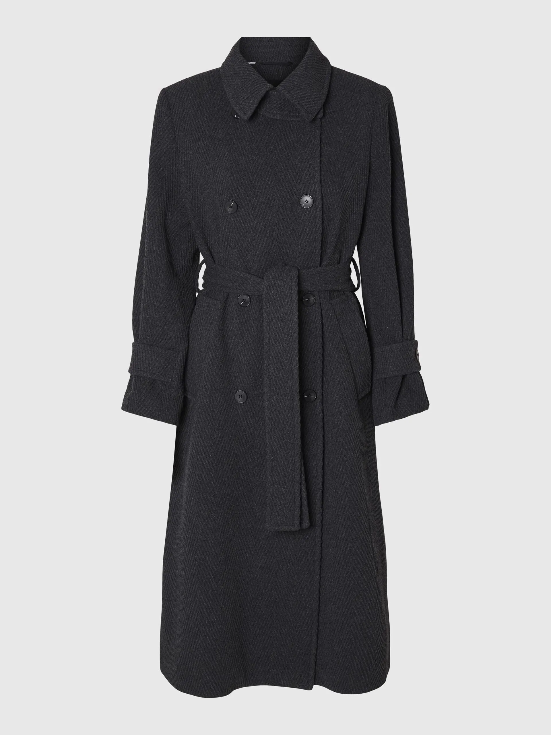 Selected Femme Una Wool Trench Coat