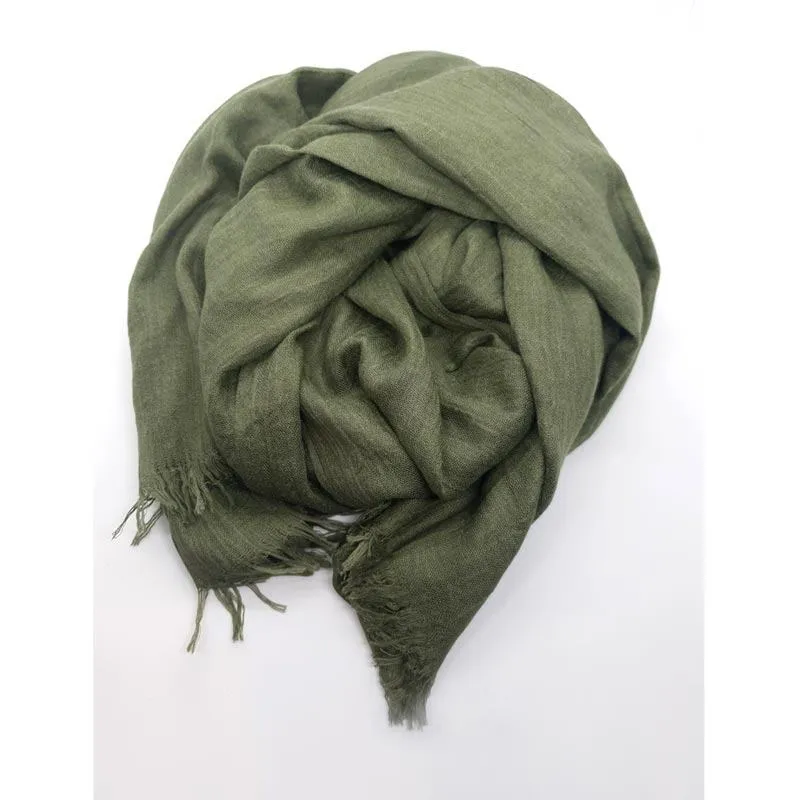 Soft Bamboo Scarf – Khaki