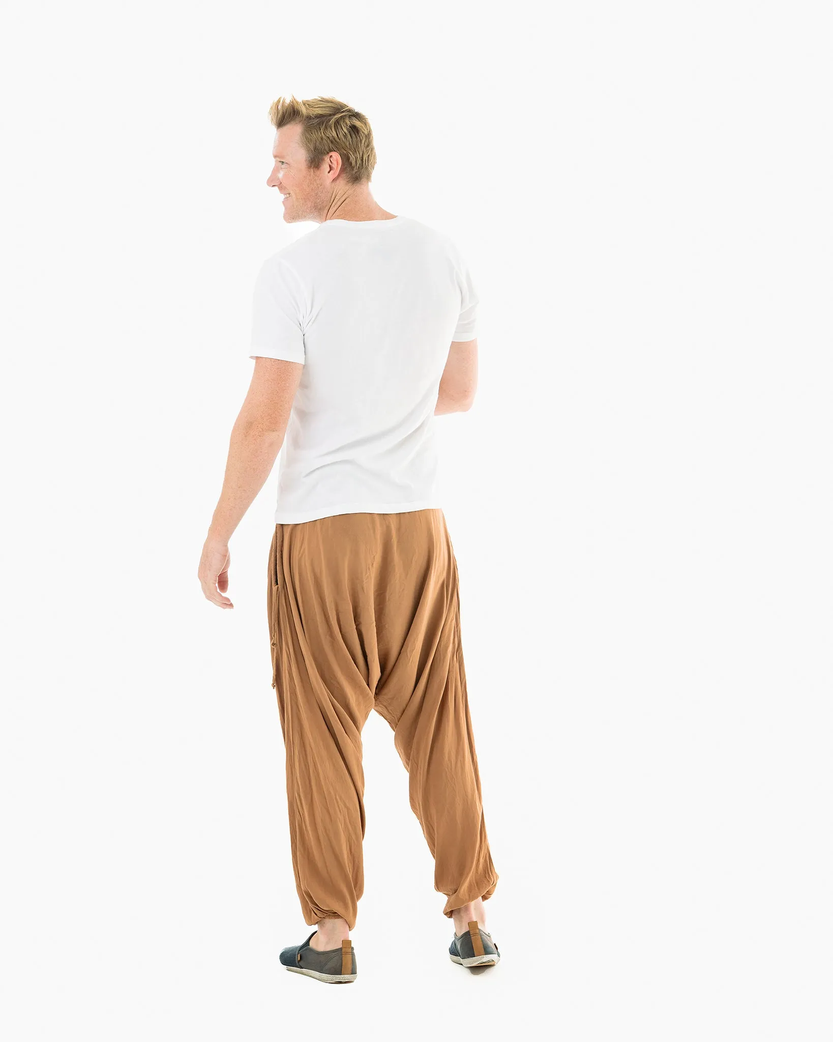 Solid Savannah Harem Pants