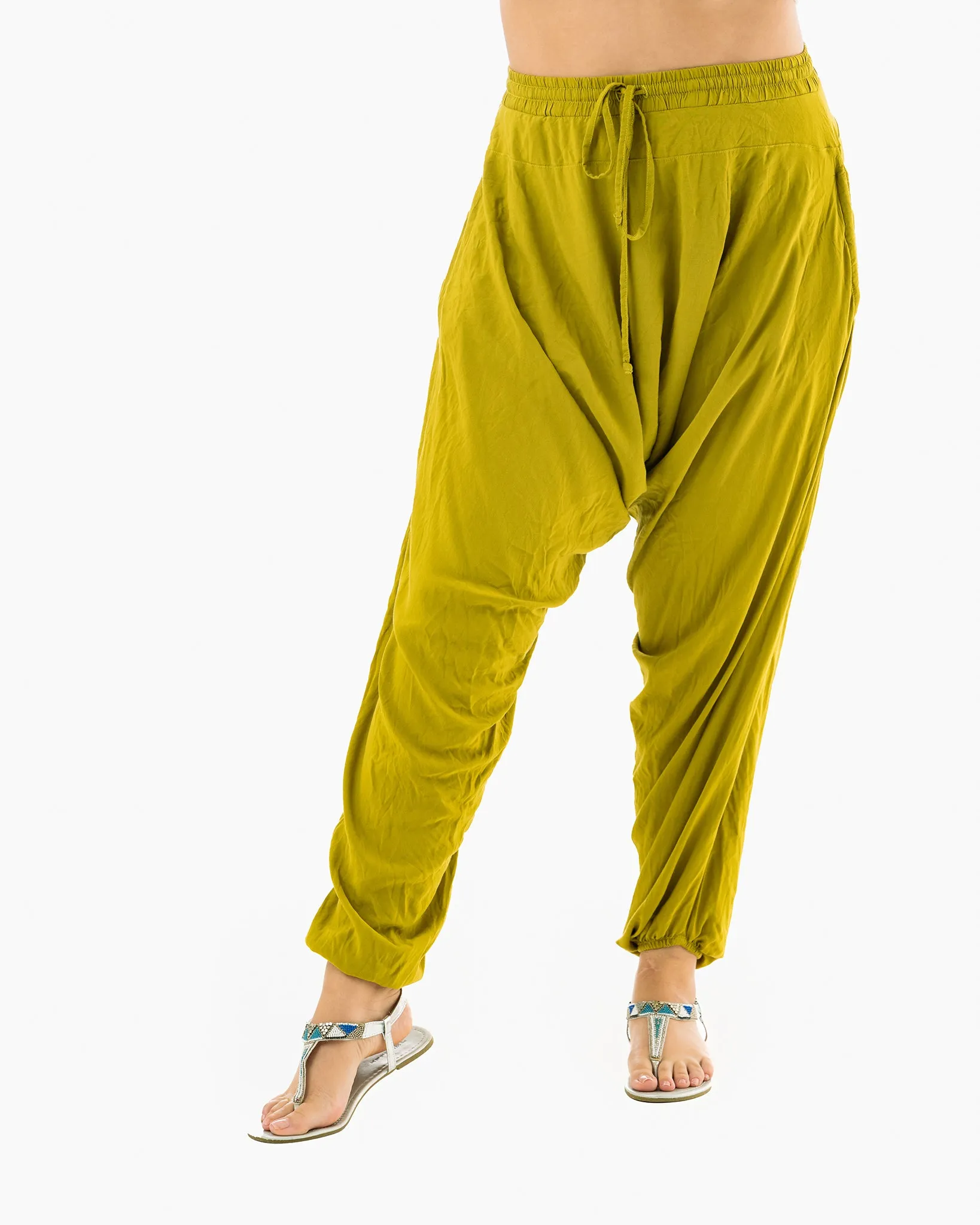 Solid Savannah Harem Pants