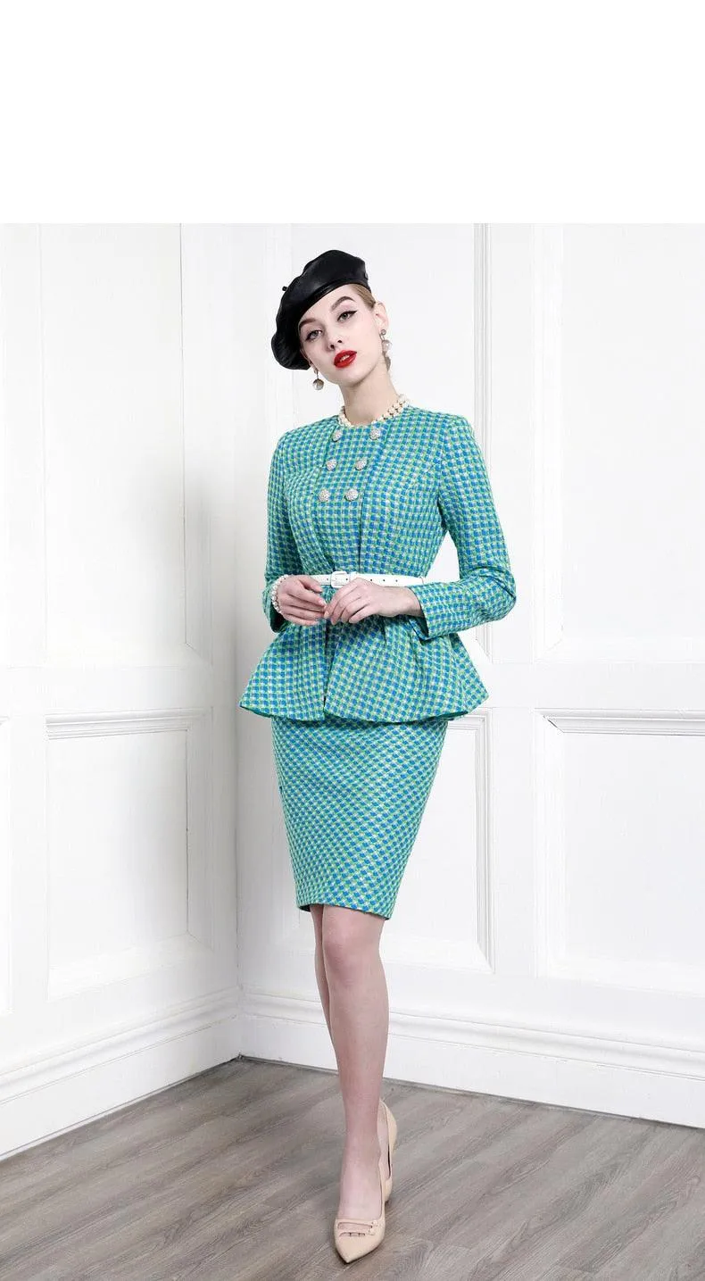 Spring Fashion Professional Hepburn Temperament Two-Piece Set