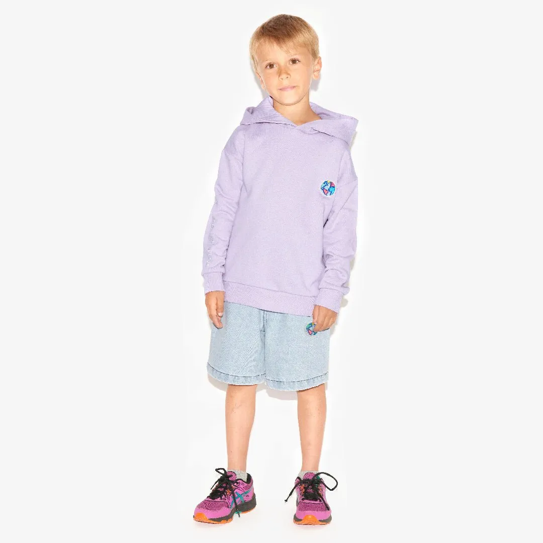 Sweatshirt badge "Planet" for children in organic cotton