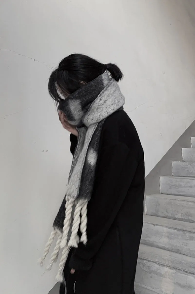 Thickened Imitation Cashmere Scarf Warm Shawl