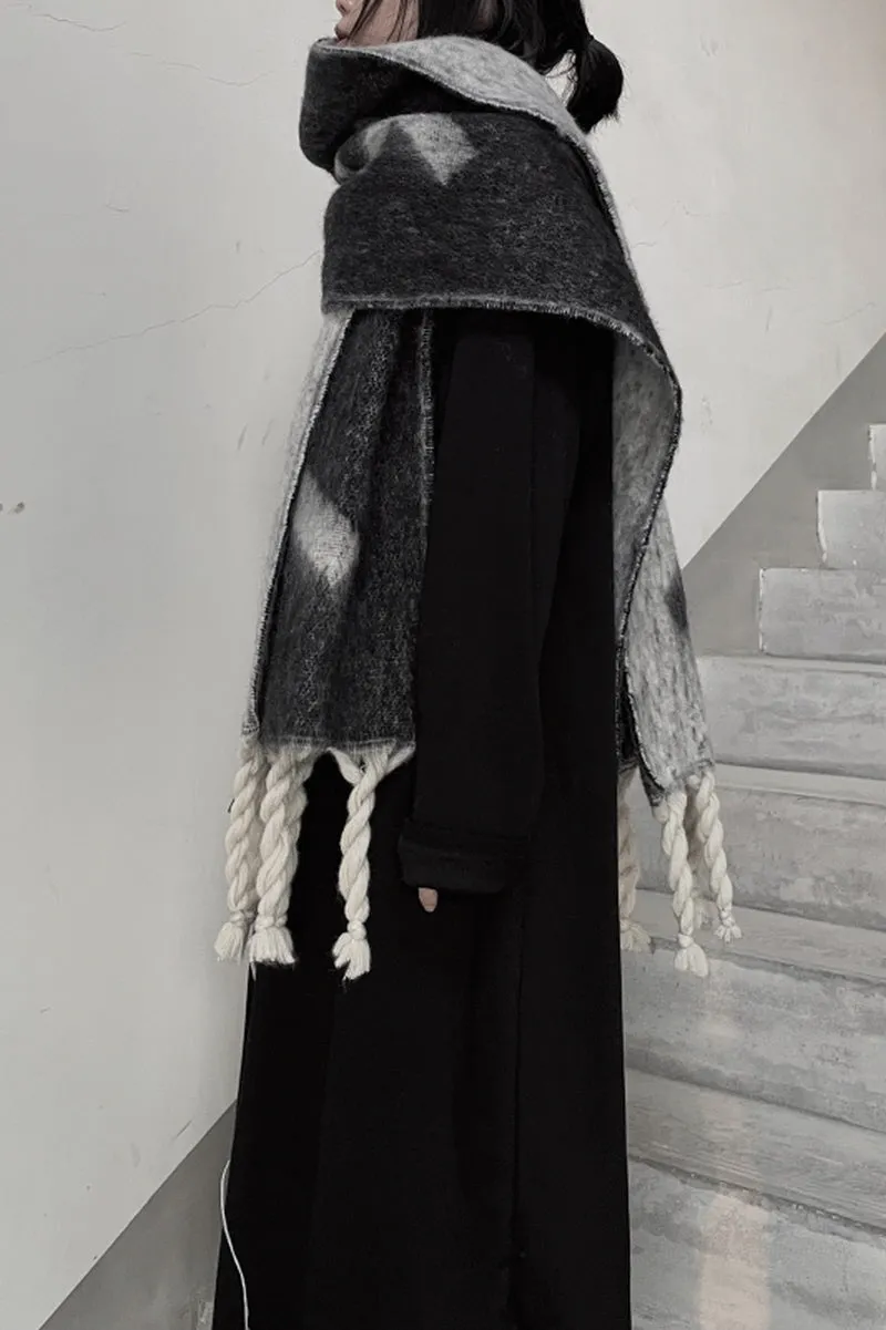 Thickened Imitation Cashmere Scarf Warm Shawl