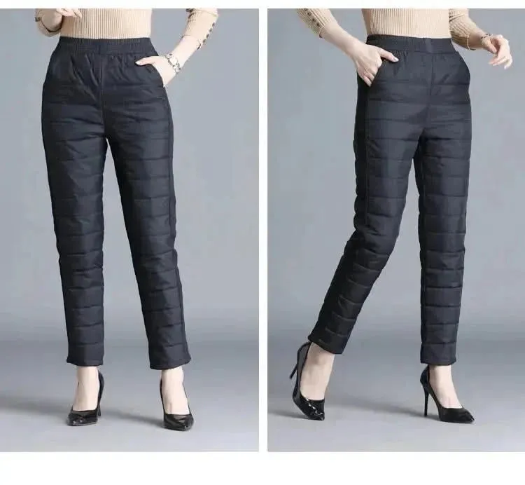 Winter 90% Duck Down Thicken Harem Pants for Women