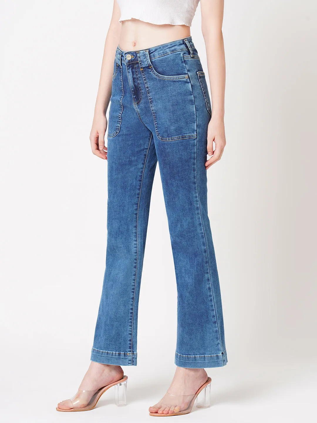 Women High-Rise Flare Jeans