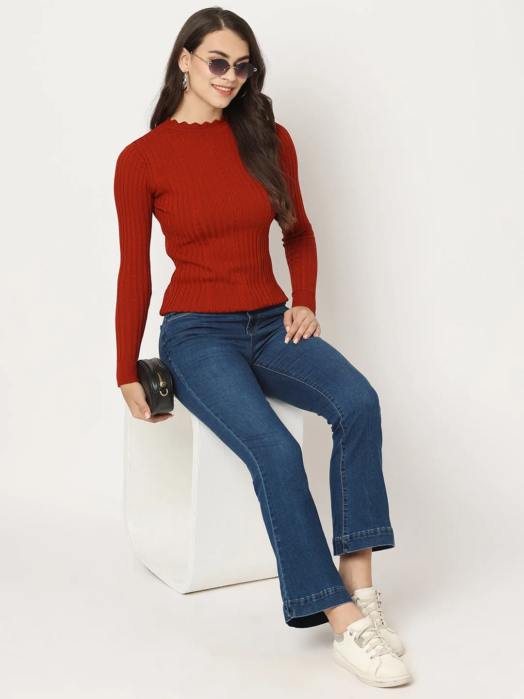 Women High-Rise Flare Jeans