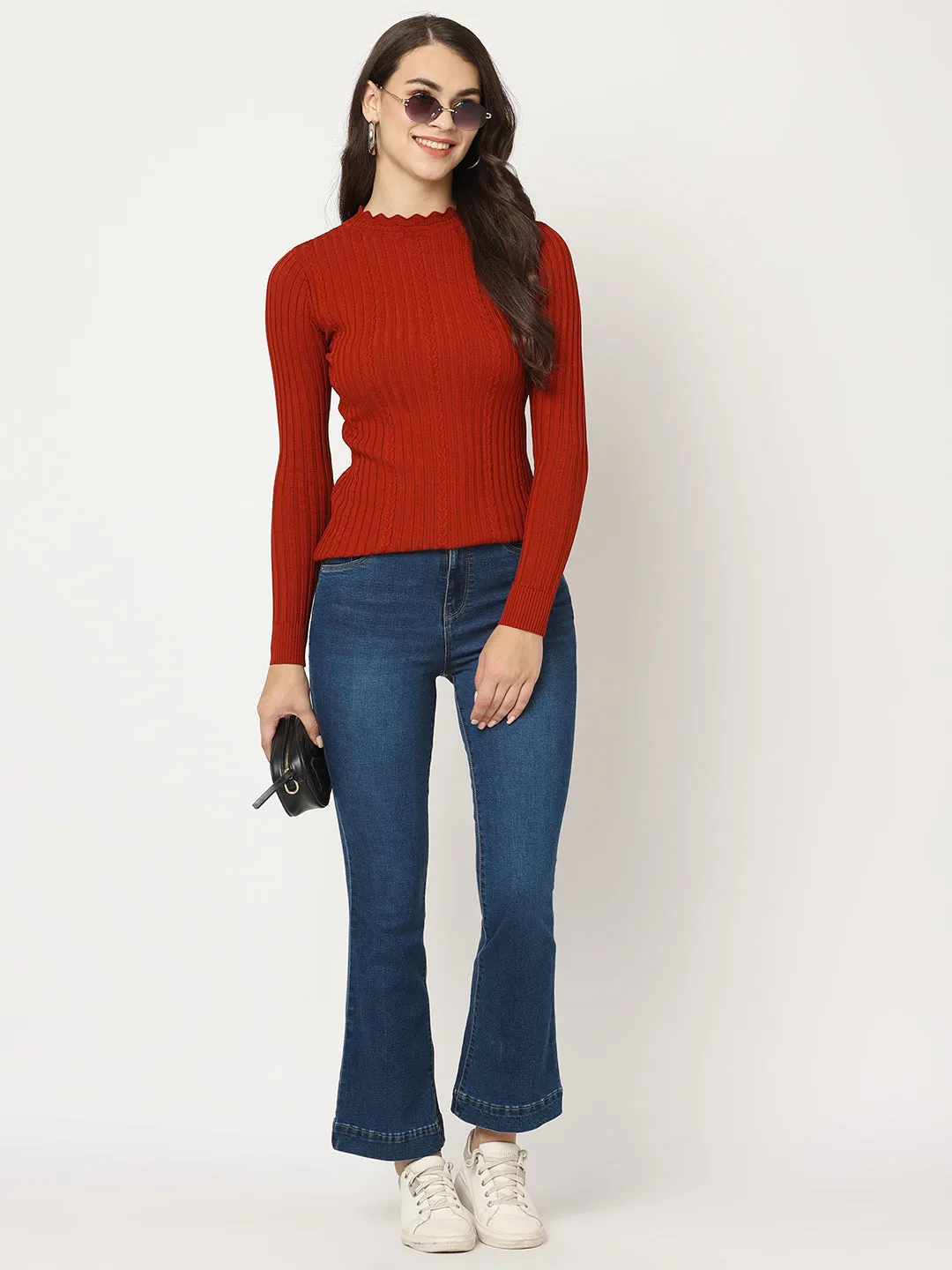 Women High-Rise Flare Jeans