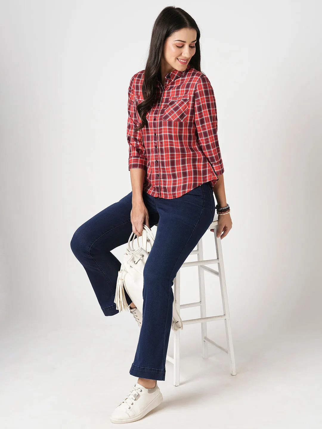 Women High-Rise Flare Jeans