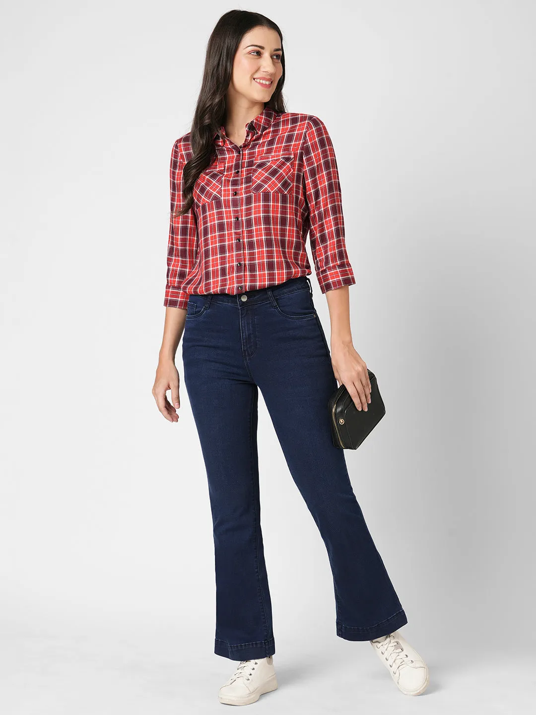 Women High-Rise Flare Jeans