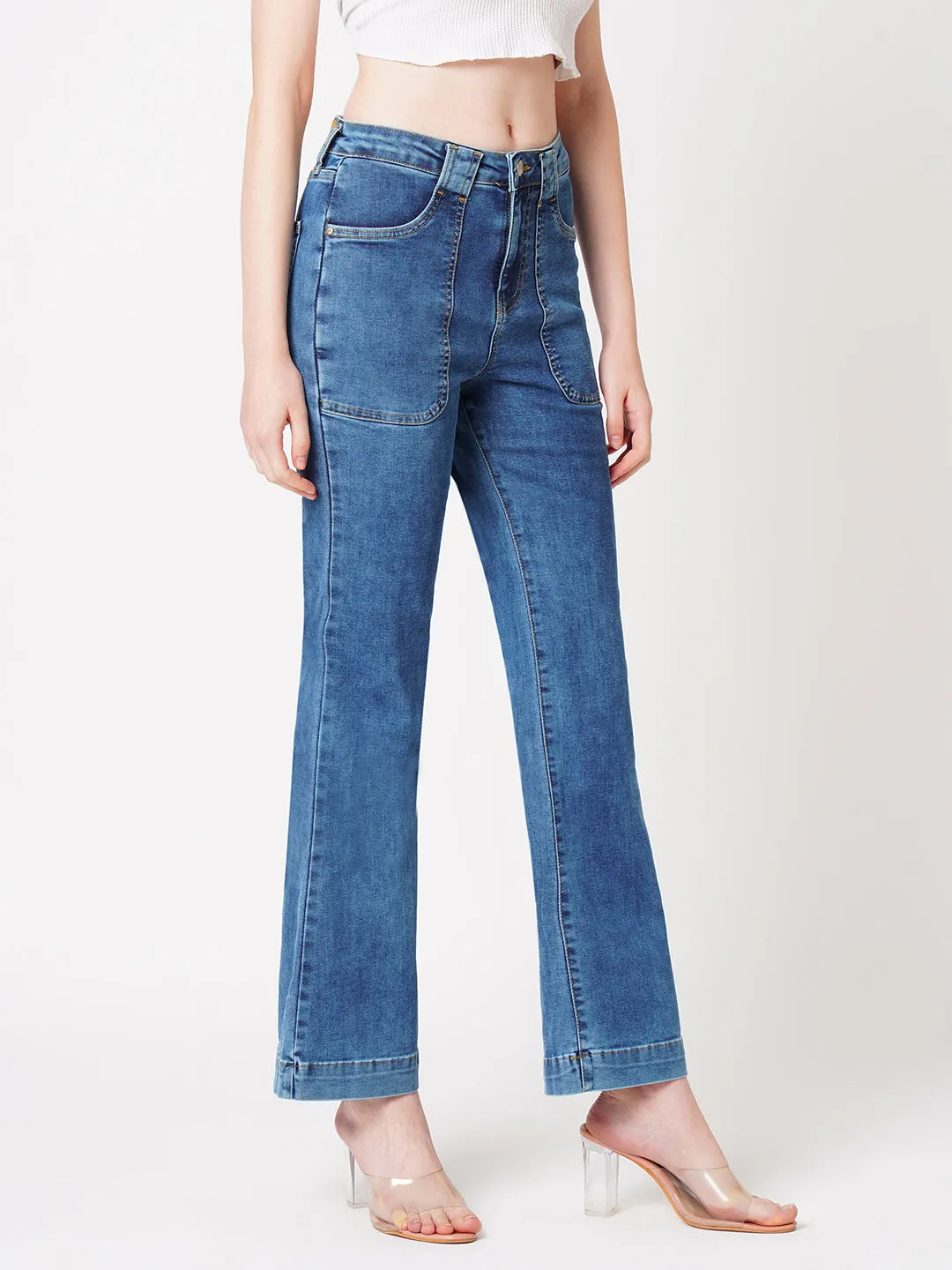 Women High-Rise Flare Jeans